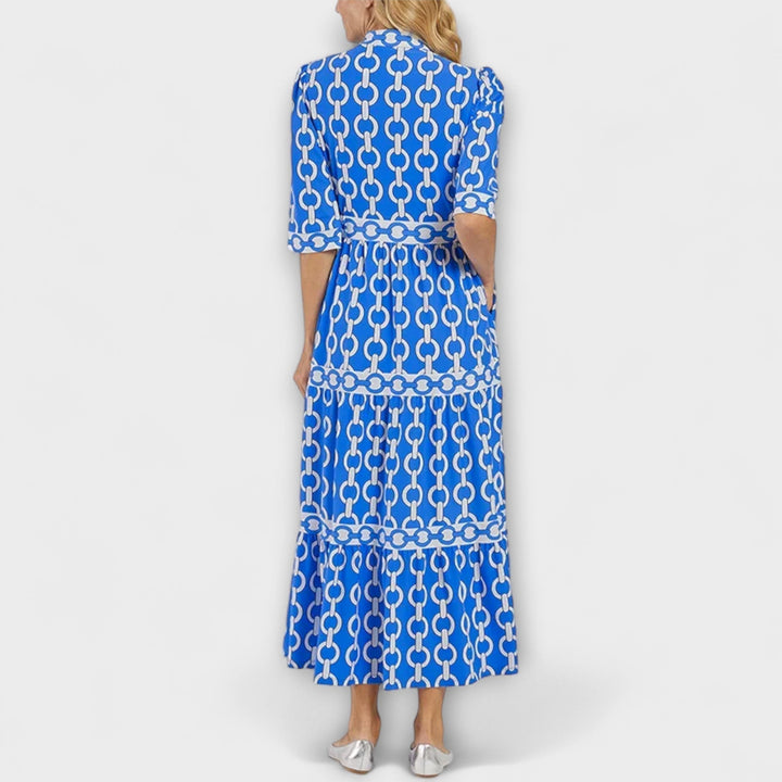 Corinna - Midi dress with chain pattern