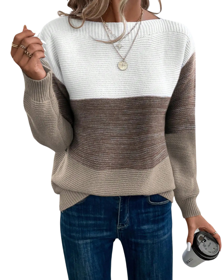 Maryse - Elegant and Comfortable Ombre Knitted Sweater